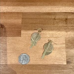 Madewell Gold Dangle Earrings